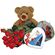 My surprise to you!. A teddy-bear + red roses + a box of chocolates + a box of the finest cookies. Who would object against such a surprise?. Barcelona